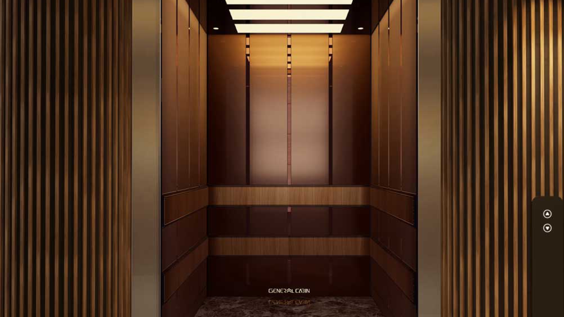 دکور کابین آسانسور​ مدل G57