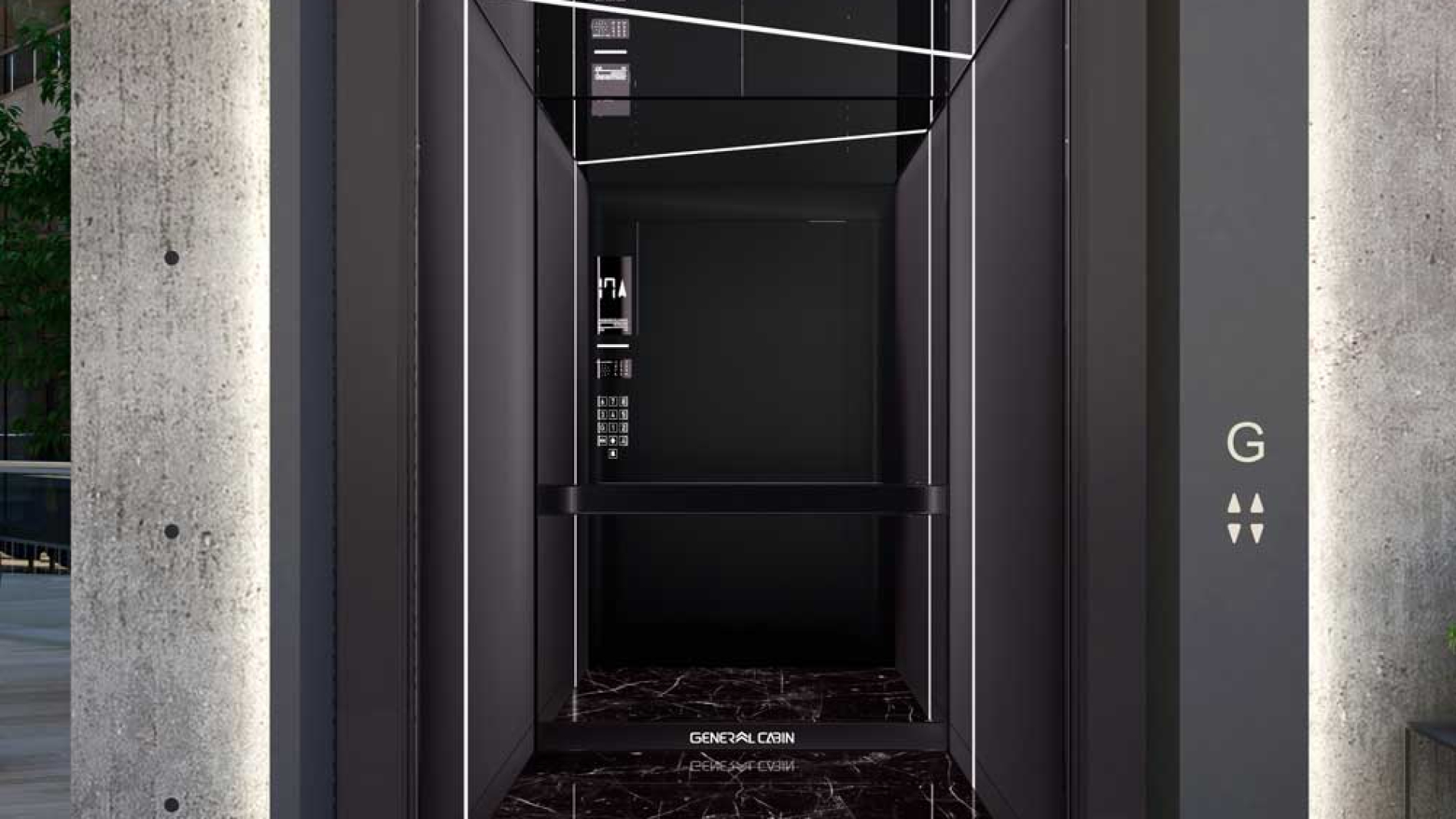 کابین آسانسور مدل G70​