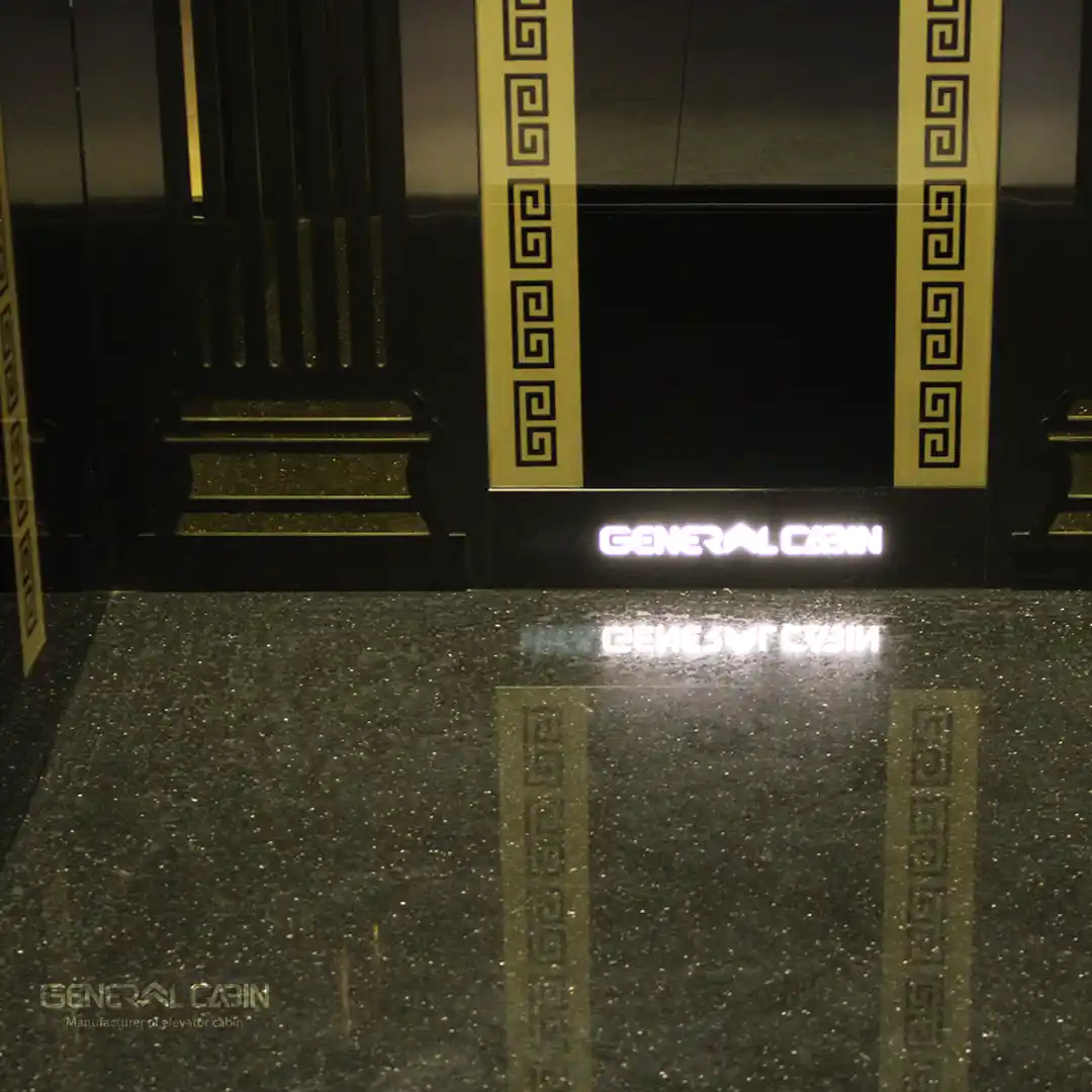 دکور کابین آسانسور مدل G06