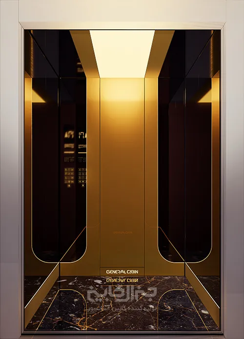 دکور کابین آسانسور مدل G11