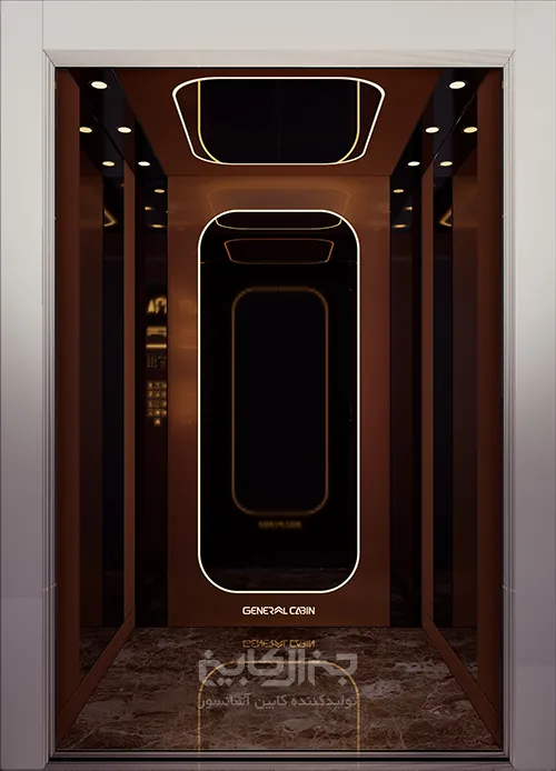 دکور کابین آسانسور مدل G13