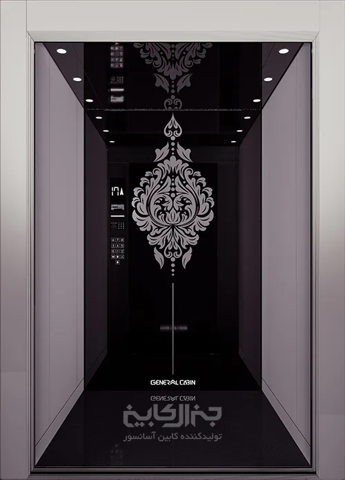 دکور کابین آسانسور مدل G14
