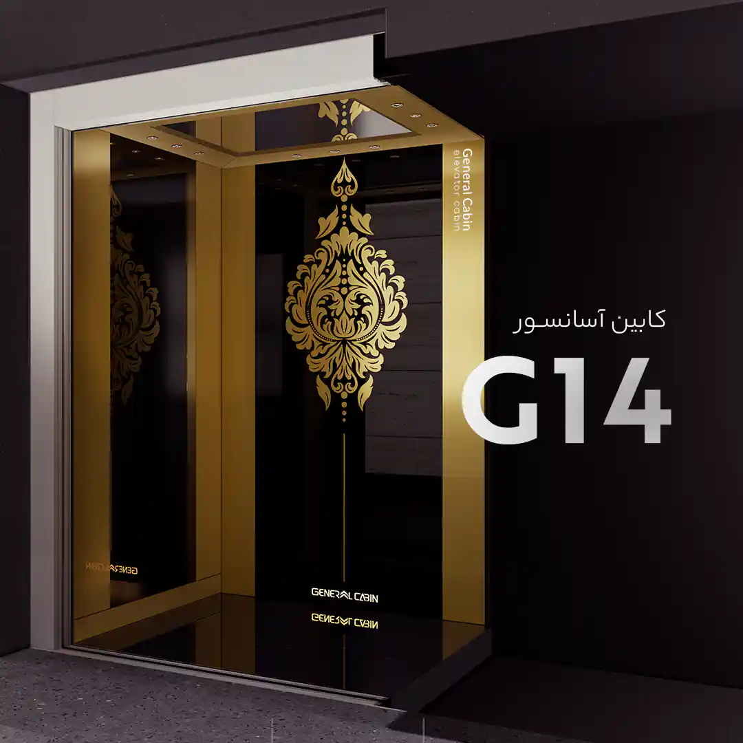 Asansör kabin dekoru, model G14