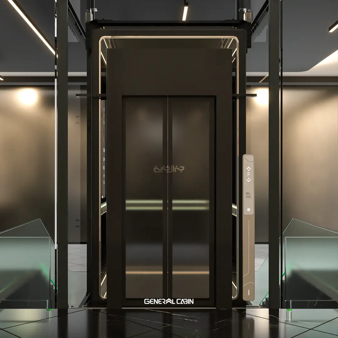 Zaha Glass Elevator Cabin