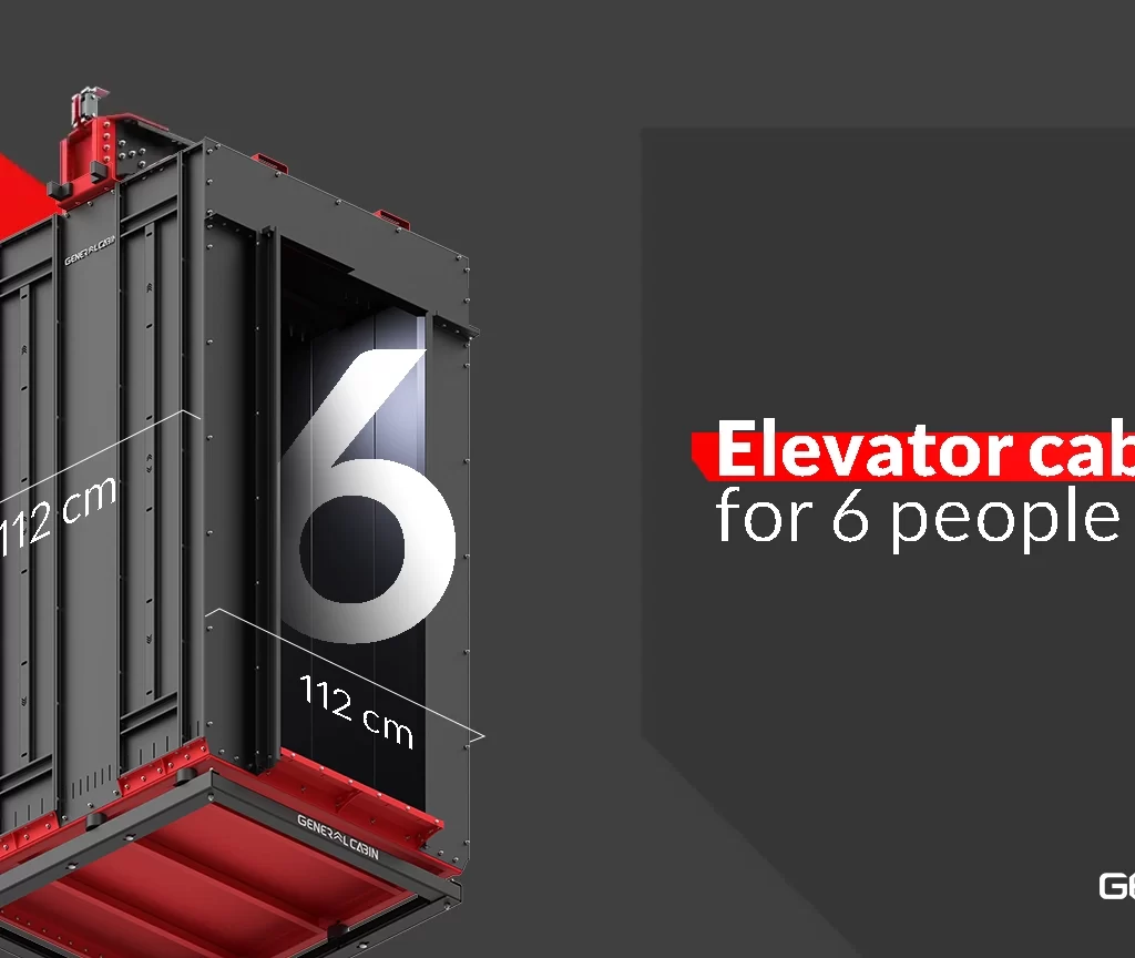 6 Person Capacity Elevator Cabin