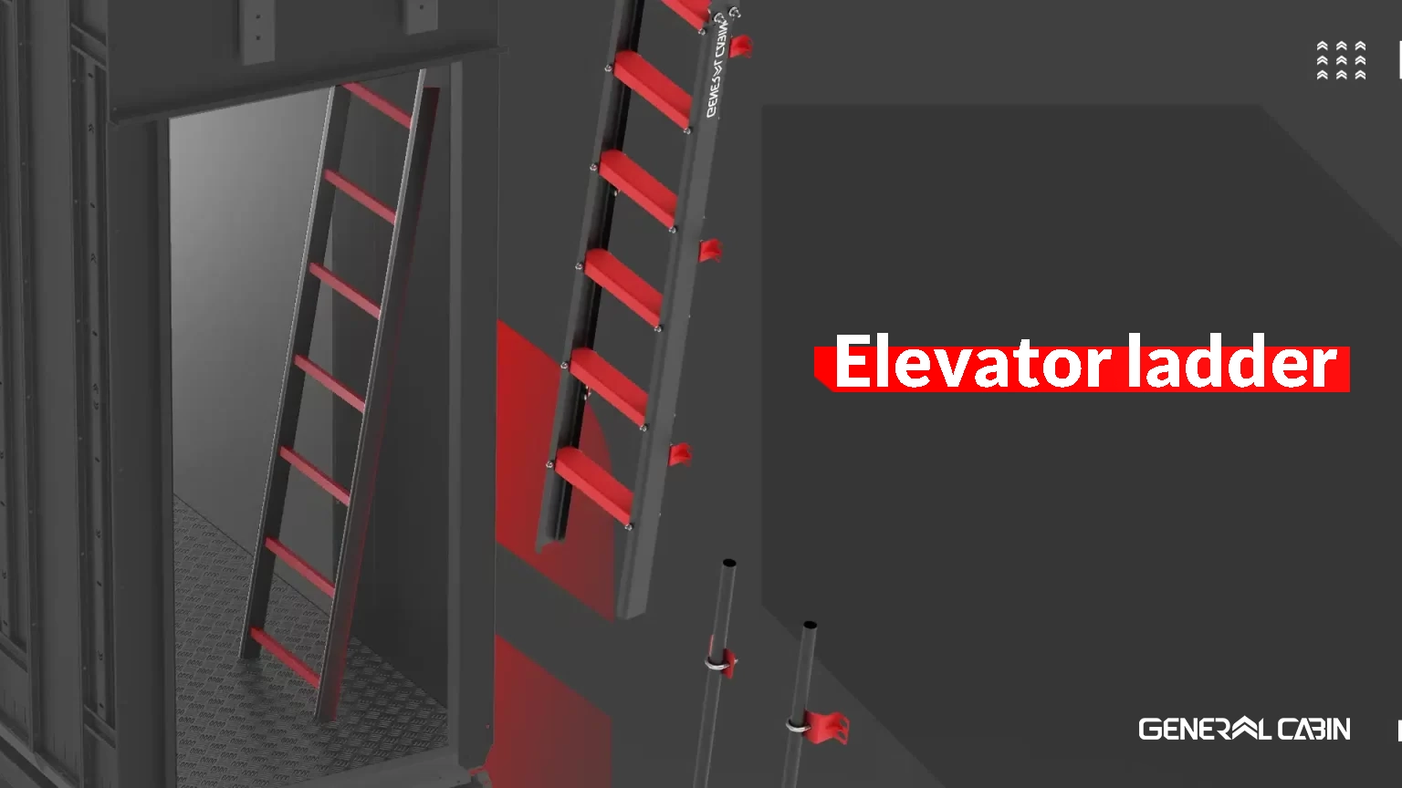 Elevator ladder