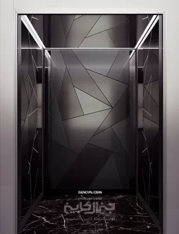 دکور کابین آسانسور مدل G07